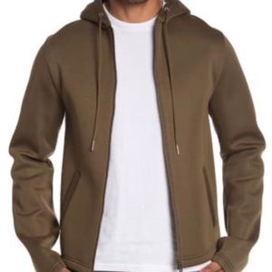 Helmut Lang Scuba Knit Zip-up Hoodie